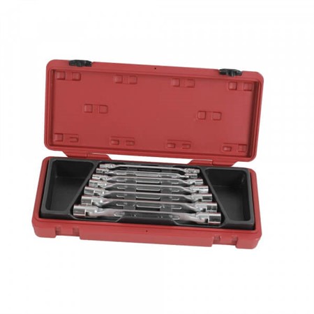 Jointed spanner set, 6-19mm